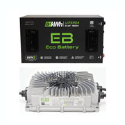 51V 160AH Eco LifePo4 Lithium Battery Kit with 15A Charger