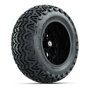 GTW Viper Gloss Black 14 in Wheels with 23X10-14 Predator All-Terrain Tires – Full Set