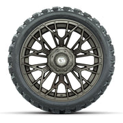 Set of (4) 15 in GTW® Stellar Matte Bronze Wheels with 23x10-R15 Nomad All-Terrain Tires
