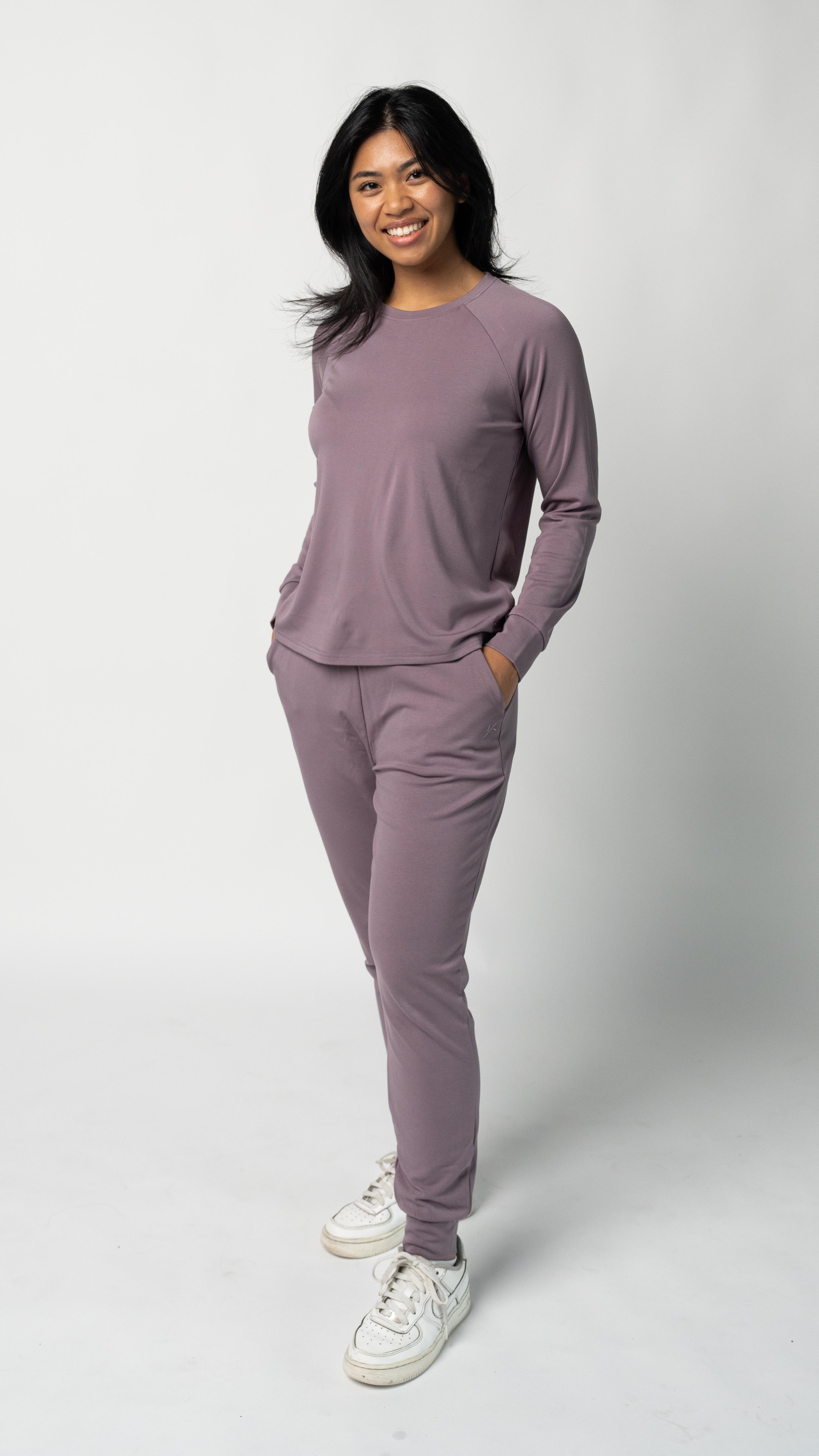 Women's The Ease Pullover- Lilac