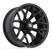 Monaco 16 inch GTW golf cart wheel - Gloss Black