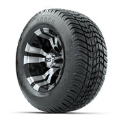 Set of (4) 10 in GTW Vampire Wheels with 205/50-10 GTW Mamba Street Tires