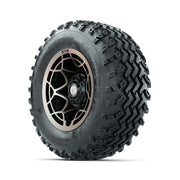 GTW® Nexus Black/Bronze 12 in Wheels with 23X10.00-12 Rogue All-Terrain Tires – Full Set