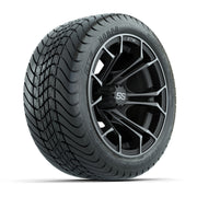 Set of (4) 12 in GTW Spyder Wheels with 215/35-12 GTW Mamba Street Tires