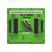 Bolt Energy 51V 60AH Professional Square Accessory Battery Kit