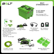 Bolt Energy 51V 105AH Standard Square Accessory Battery Kit