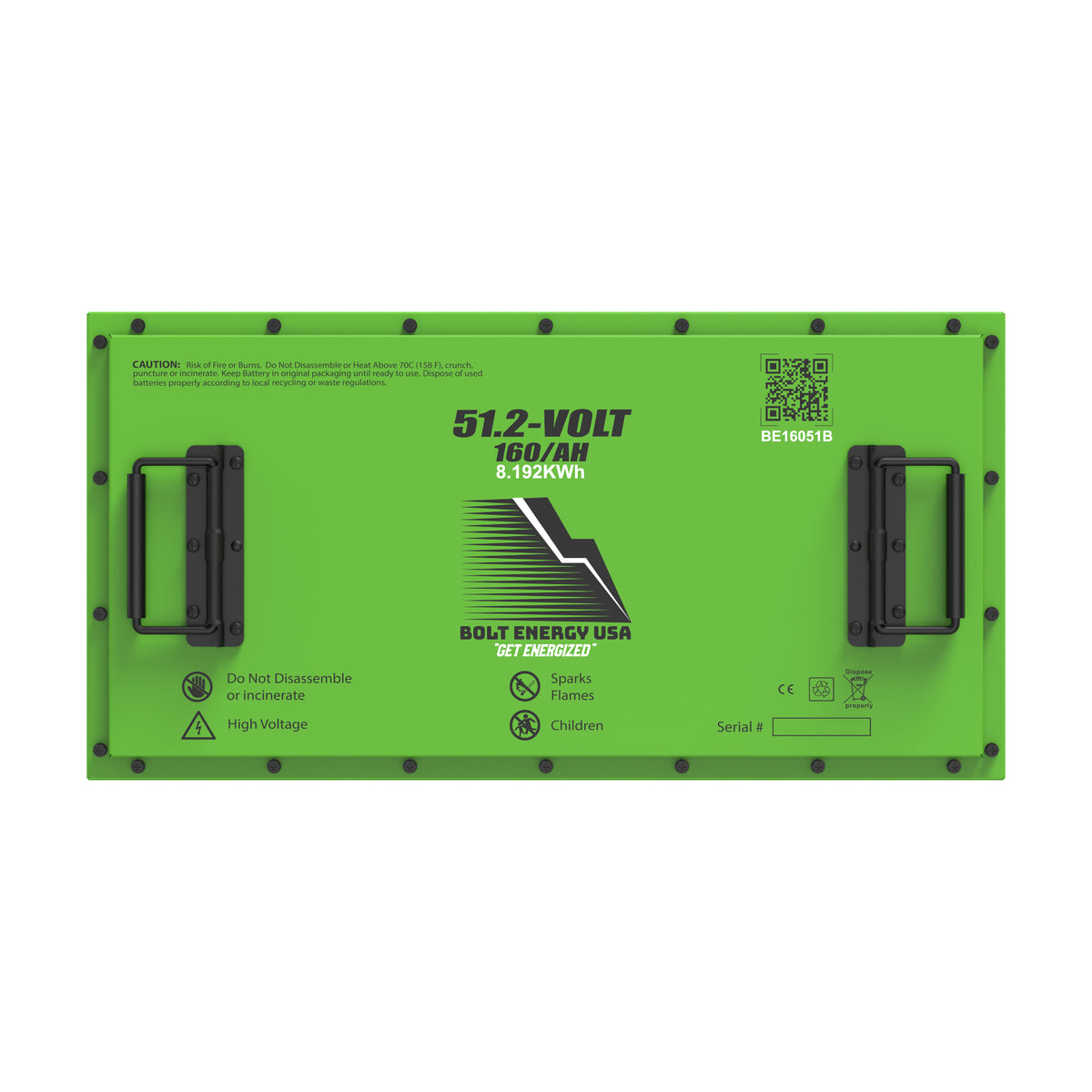Bolt Energy 51V 160AH Professional Accessory Battery Kit