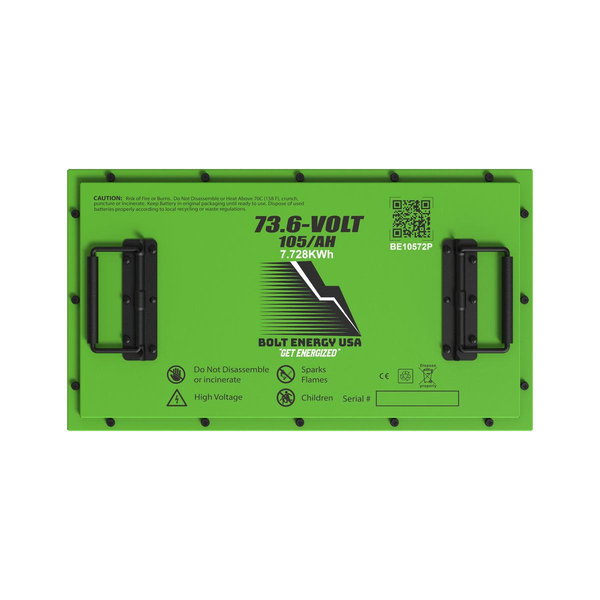 Bolt Energy 74V 105AH Professional Accessory Battery Kit