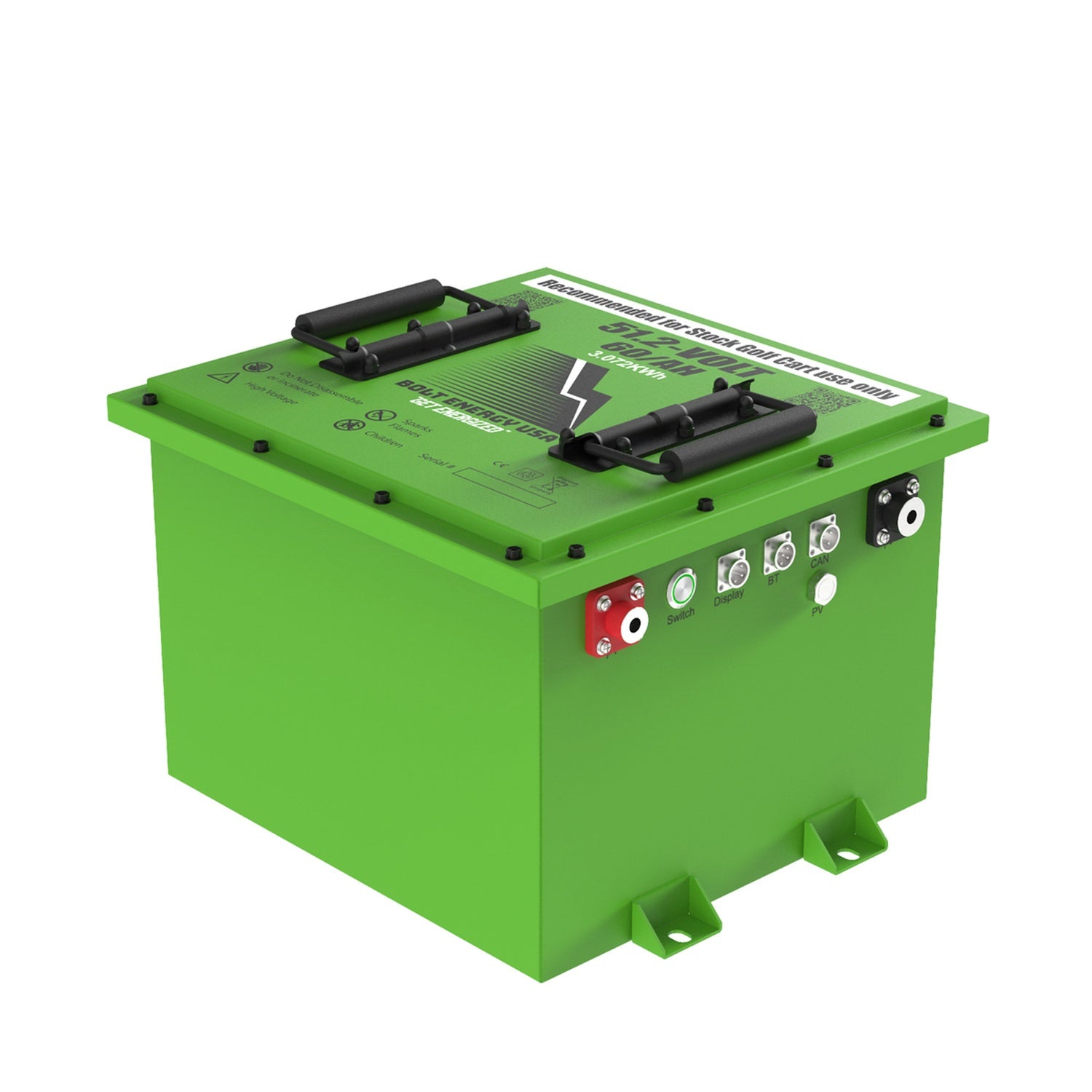 Bolt Energy 51V 60AH Lithium Square Battery
