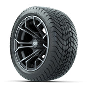 Set of (4) 12 in GTW Spyder Wheels with 215/35-12 GTW Mamba Street Tires