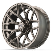 Monaco 16 inch GTW golf cart wheel - Matte Bronze