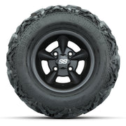GTW Godfather Matte Gray 10 in Wheels with 20x10-10 Barrage Mud Tires – Full Set