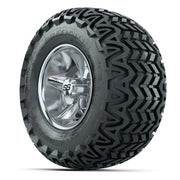 GTW Godfather Chrome 10 in Wheels with 20x10-10 Predator All-Terrain Tires – Full Set