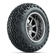 GTW Reaper Chrome 14 in Wheels with 23X10-14 Predator All-Terrain Tires – Full Set