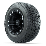 GTW Specter Matte Black 10 in Wheels with 205/50-10 Kenda Pro Tour Street Tires – Full Set