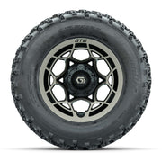 GTW® Nexus Black/Bronze 12 in Wheels with 23X10.00-12 Rogue All-Terrain Tires – Full Set