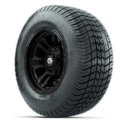 GTW® Shogun Gloss Black 12 in Wheels with 255/50-12 Excel Classic Street Tires – Full Set