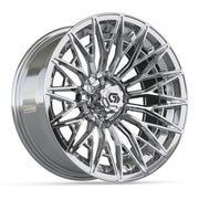 Blur 16 inch GTW golf cart wheel - Chrome
