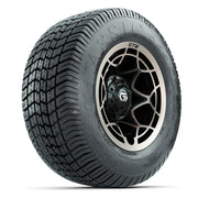 GTW® Nexus Black/Bronze 12 in Wheels with 255/50-12 Excel Classic Street Tires – Full Set