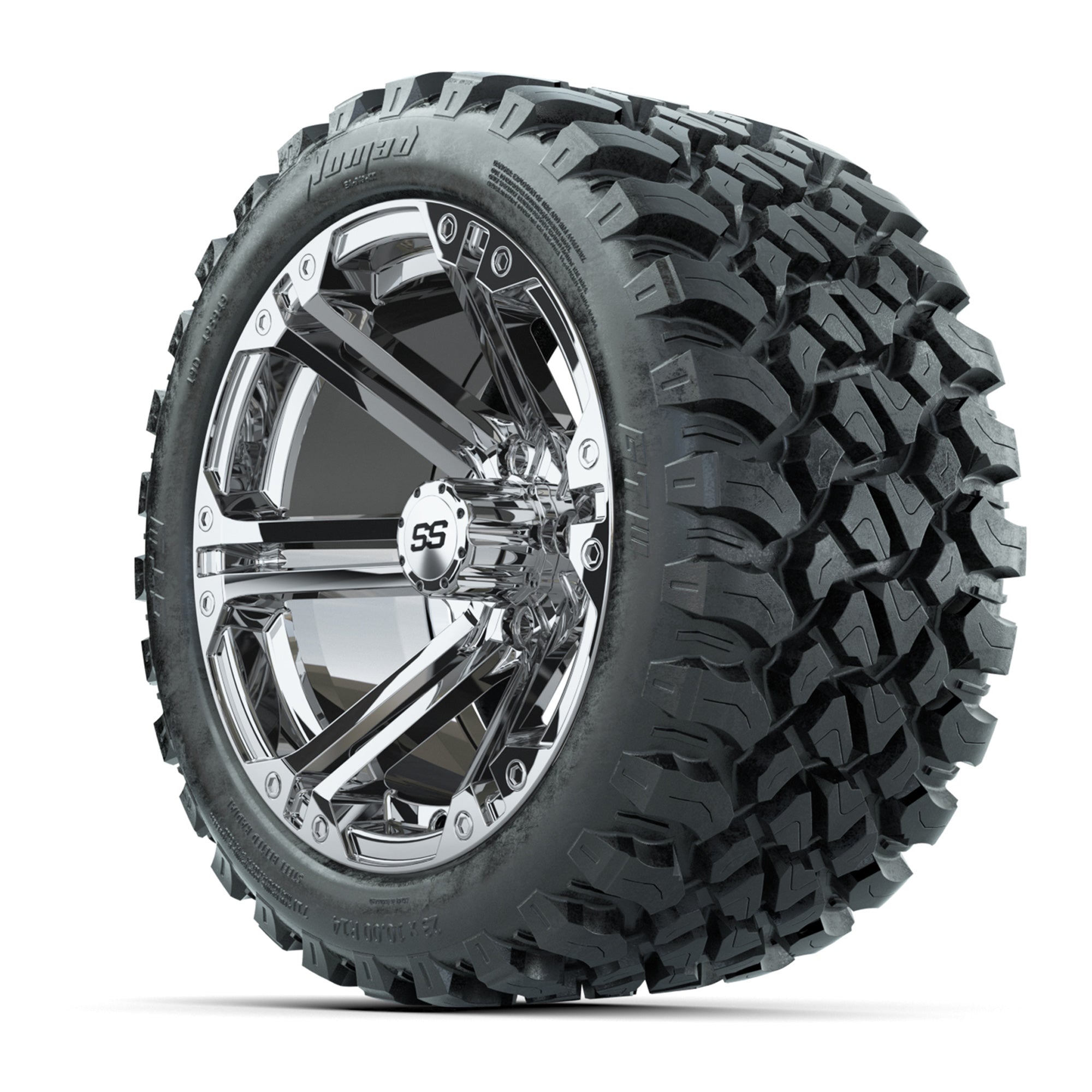 Set of (4) 14 in GTW Specter Wheels with 23x10-14 GTW Nomad  - 3/4 view