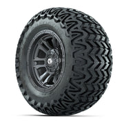 GTW® Shogun Gunmetal 12 in Wheels with 23X10.5-12 Predator All-Terrain Tires – Full Set