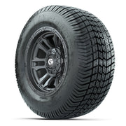 GTW® Shogun Gunmetal 12 in Wheels with 255/50-12 Excel Classic Street Tires – Full Set