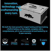 48V 120ah Lithium Conversion Kit- Self Heated