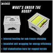 48V 170AH Lithium Rhino 300a BMS Conversion Kit