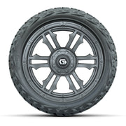 GTW Shogun Gloss Gunmetal 15 in Wheels with 23x10.00-R15 Maverick All-Terrain Tires – Full Set