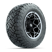 GTW Nexus Black/Machined 12 in Wheels with 23x10.00-R12 Maverick All-Terrain Tires – Full Set