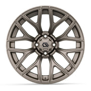 Monaco 16 inch GTW golf cart wheel - Matte Bronze