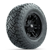 GTW Shogun Black 12 in Wheels with 23x10.00-R12 Maverick All-Terrain Tires – Full Set