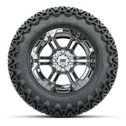GTW Specter Chrome Wheels with 23in Predator A-T Tires - 12 Inch