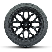 GTW Monaco Gloss Black 16 in Wheels with 225/40-R16 Maverick Hybrid Tires – Full Set