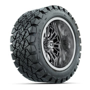 GTW Viper Chrome 14 in Wheels with 22X10-14 Timberwolf All-Terrain Tires – Full Set