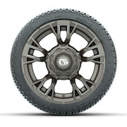 GTW® Vandal Bronze/Machined 12 in Wheels with 205/30-12 Fusion Street Tires – Full Set