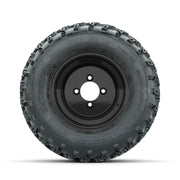 GTW Steel Black 10 in Wheels with 20x10.00-10 Rogue All Terrain Tires – Full Set