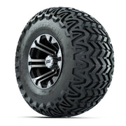 GTW Specter Black and Machined Wheels with 22in Predator A-T Tires - 10 Inch