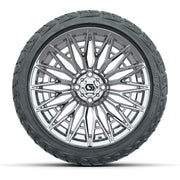 GTW Blur Chrome 16 in Wheels with 225/40-R16 Maverick Hybrid Tires – Full Set