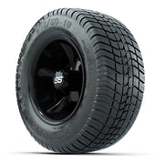 GTW Godfather Black 10 in Wheels with 205/50-10 Kenda Pro Tour Street Tires – Full Set