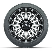 GTW Blur Black/Machined 16 in Wheels with 225/40-R16 Mamba Street Tires – Full Set
