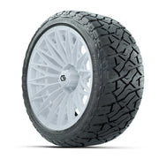 GTW Blur Gloss White 16 in Wheels with 225/40-R16 Maverick Hybrid Tires – Full Set