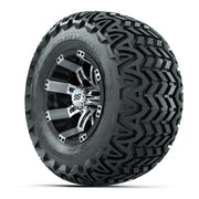 GTW Tempest Black and Machined Wheels with 20in Predator A-T Tires - 10 Inch