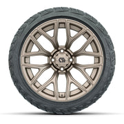 GTW Monaco Matte Bronze 16 in Wheels with 225/40-R16 Maverick Hybrid Tires – Full Set
