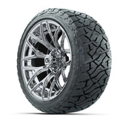 GTW Monaco Chrome 16 in Wheels with 225/40-R16 Maverick Hybrid Tires – Full Set