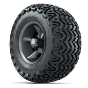 GTW Godfather Matte Gray 10 in Wheels with 20x10-10 Predator All-Terrain Tires – Full Set