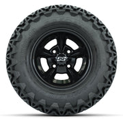GTW Godfather Black 10 in Wheels with 20x10-10 Predator All-Terrain Tires – Full Set