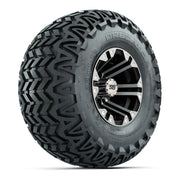 GTW Specter Black and Machined Wheels with 22in Predator A-T Tires - 10 Inch