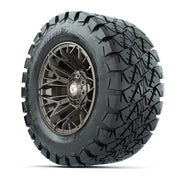 GTW® Stellar Matte Bronze 12 in Wheels with 22X10-12 Timberwolf All-Terrain Tires – Full Set