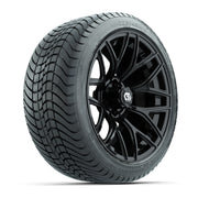 GTW Monaco Gloss Black 16 in Wheels with 225/40-R16 Mamba Street Tires – Full Set